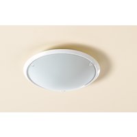 White Circular Ceiling Light