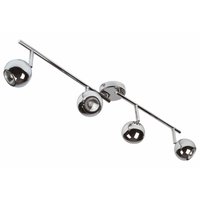 Non-Branded Zoltar 4 Bar Halogen Ball Head Spotlight Chrome