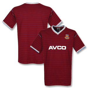 None 1986 West Ham Home Retro Shirt