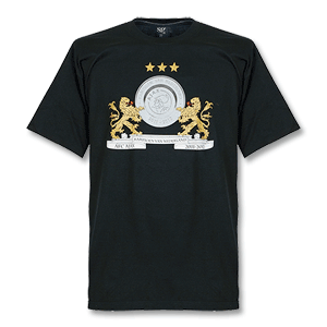 2012 Ajax Official Champions T-Shirt - Black