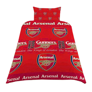 None Arsenal Single Duvet Cover Set