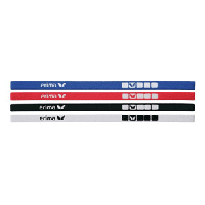 Erima Hairbands - Blue, Red, Black and White