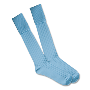 Precision Plain Football Socks - Sky