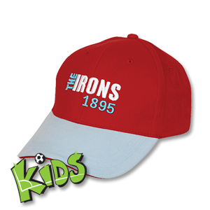 West Ham ``The Irons`` Cap - Maroon/Sky - Kids