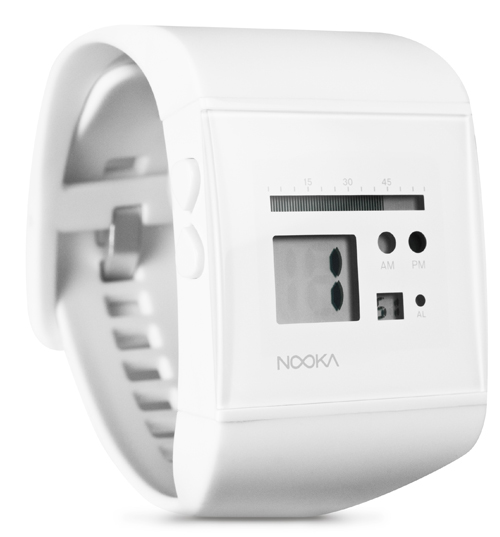 White Zub 40 Watch from Nooka