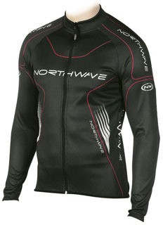 Logo Race Print Long Sleeve Jersey Black/Red 2009