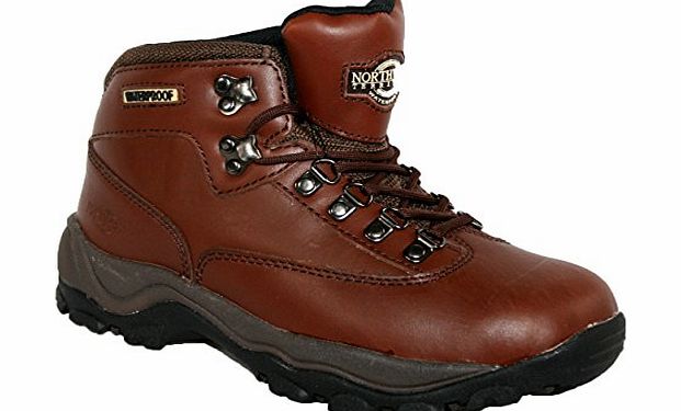 Northwest Territory LADIES BROWN WATERPROOF BOOTS,HIKING,WALKING,LEATHER UK4