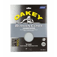 Oakey Between Coats Fine Grade Paper Pack of 8