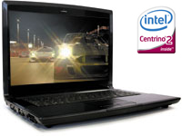 Novatech X50MV 15.4 Intel Core 2 Duo T6400 2GB DDR2 250Gb SATA HDD DVDRW Nvidia 9600M GT 512Mb Graphics - Vis