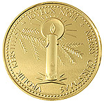 Novelty Chocolate Co. 100mm Christmas Chocolate Coin