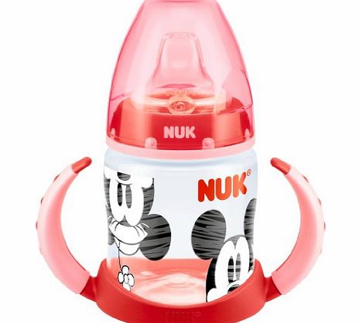 NUK Disney First Choice Learner Bottle Silicone Spout Red 150ml