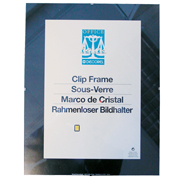 NULL Glass clipframe A4