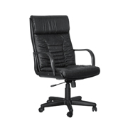 York Leather-Faced Executive Chair