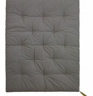 Numero 74 Futon quilt - Grey and cream dots `One size