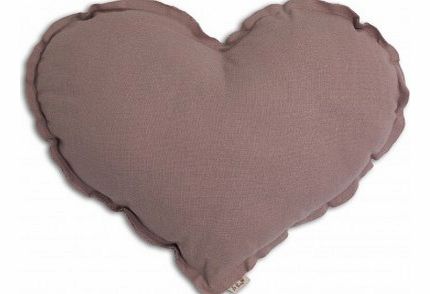 Numero 74 Heart cushion Old rose M