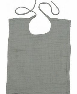 Numero 74 Square bib Light grey `One size