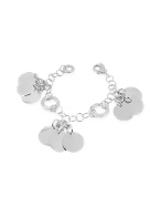 Dangling Sterling Silver Charm Bracelet