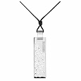 Nuovegioie Sterling Silver Bar Drop Pendant