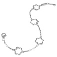 Nuovegioie Sterling Silver Flowers Bracelet