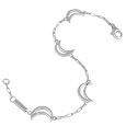 Nuovegioie Sterling Silver Moons Bracelet