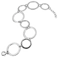 Sterling Silver Round Link Bracelet