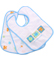 Nursery Time Blue Velcro Bibs