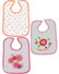 Nursery Time Girls Pop-Over Bibs