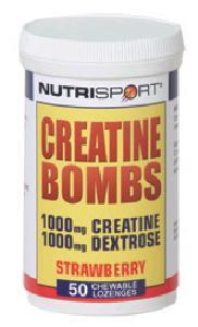 Creatine Bombs - Orange - 300 Tablets