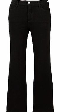 Straight Leg Jeans, Black