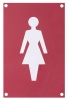 nylon 100x150mm Female Sign