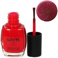 Nails - Nail Polish NP116 Dark Red Glitter