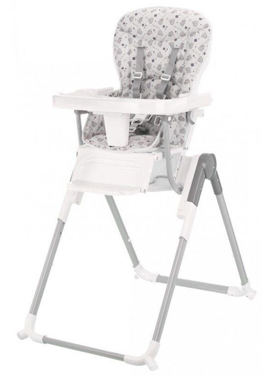 O Baby OBaby Tiny Tatty Teddy Highchair-Grey