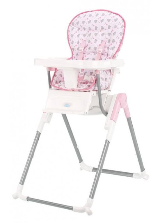 O Baby OBaby Tiny Tatty Teddy Highchair-Pink