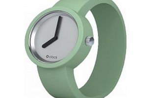 O clock SILVER Pistachio Watch