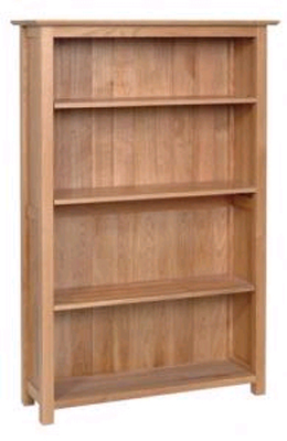 oak BOOKCASE 5FT NEW OAK DEVONSHIRE