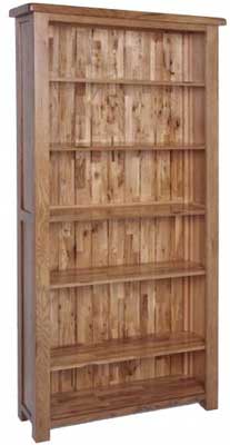 BOOKCASE 6FT DEVON RUSTIC