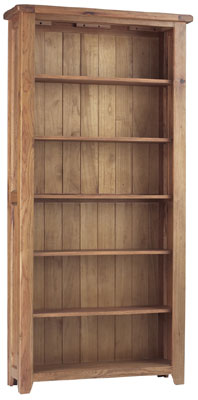 oak BOOKCASE LARGE 79.5IN x 39IN RADLEIGH