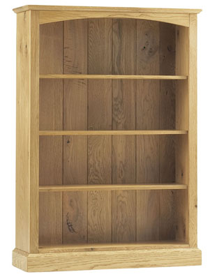 oak BOOKCASE SMALL 55.5IN x 38IN COUNTRY OAK