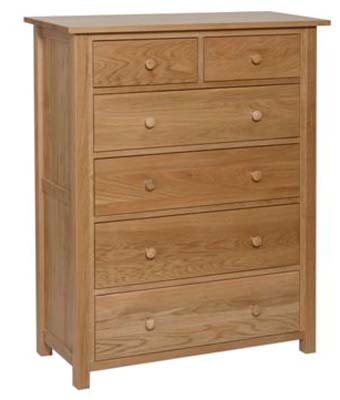 oak CHEST OF DRAWERS 2 4 DEVONSHIRE