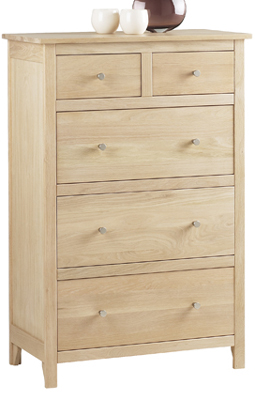 Chest of Drawers 2 Over 3 Deep Drawer