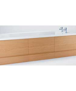 Oak Effect Bath Panel Kit