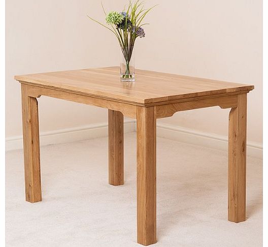 OAK FURNITURE KING ASPEN SOLID OAK 120 x 75cm DINING TABLE DINING FUNRITURE