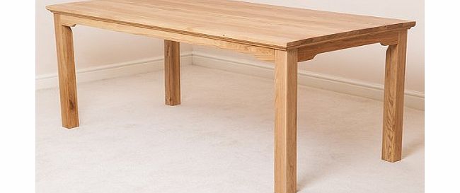 OAK FURNITURE KING ASPEN SOLID OAK 180cm x 90cm SOLID OAK DINING TABLE