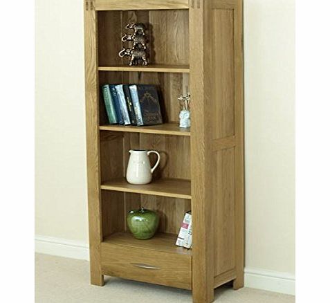 ETON SOLID OAK LARGE BOOK CASE OFFICE FURNITURE