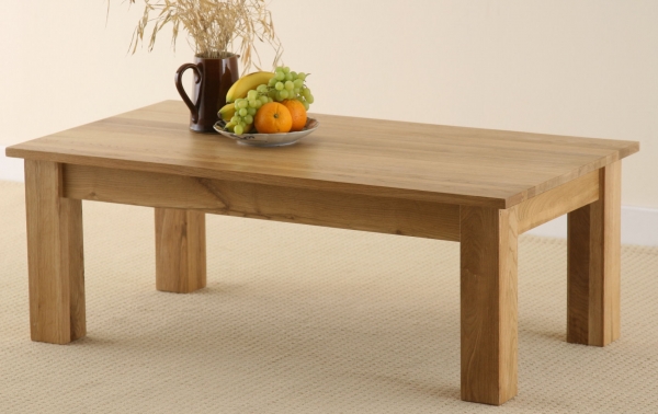 Eden Solid Oak Minimalist Coffee Table