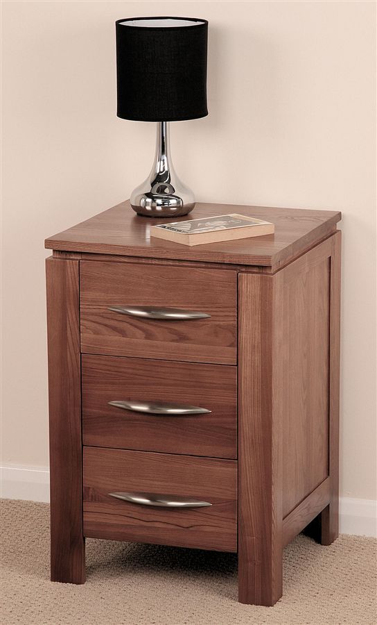 Oak Furniture Land Ipstone Ash Three Drawer Chest