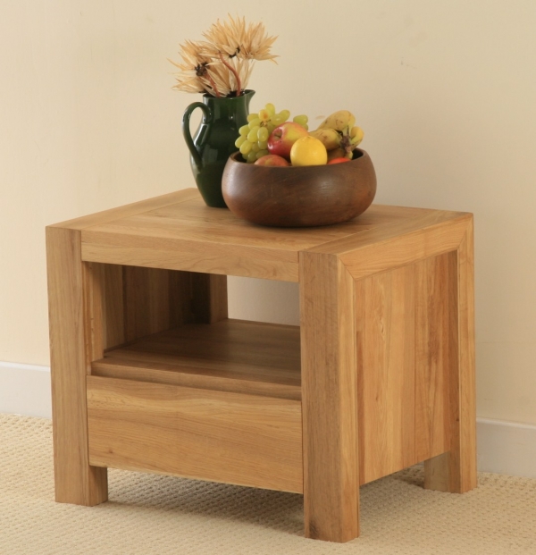 Oak Furniture Land Pablo Solid Oak Bedside Unit