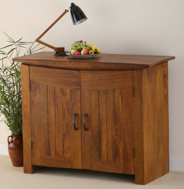 Oak Furniture Land Tokyo Brown Teak Mango Small Sideboard