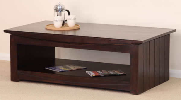 Tokyo Solid Dark Mango Large Coffee Table