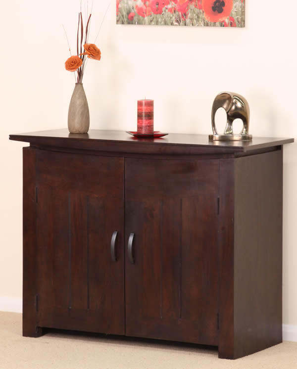 Tokyo Solid Dark Mango Small Sideboard